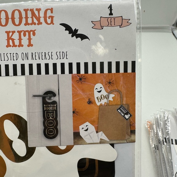 NIP New Set of 15 Booing Kit Halloween Decor Craft Ghost Boo - Picture 3 of 4